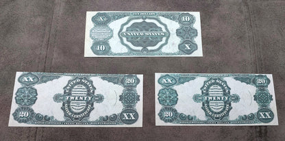 Reproduction sur papier avec filigrane Pièce d'un dollar en argent des États-Unis de 1891 LIVRAISON GRATUITE !!!