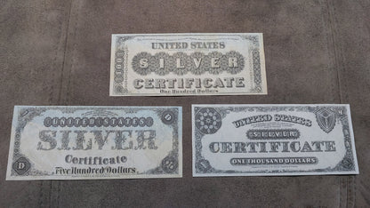 Reimpresión en papel con W/M Dólar de plata de los Estados Unidos 1878 ¡ENVÍO GRATIS!