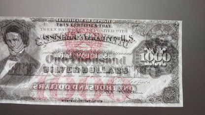 Reimpresión en papel con W/M Dólar de plata de los Estados Unidos 1878 ¡ENVÍO GRATIS!