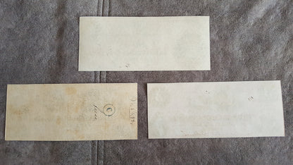 Réimpression sur papier avec filigrane Banque Coloniale du Canada 1859. LIVRAISON GRATUITE !