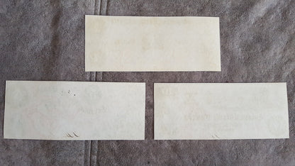 Réimpression sur papier avec filigrane Banque Coloniale du Canada 1859. LIVRAISON GRATUITE !