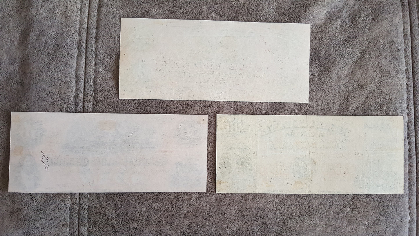 Reprint on paper with W/M Colonial Bank of Canada 1859 y. FREE SHIPPING !