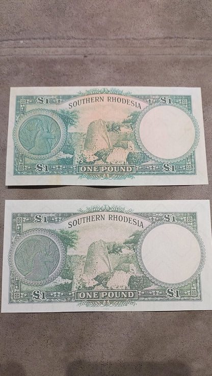 showing the reverse/back side artwork and color variations across the higher denomination issues.